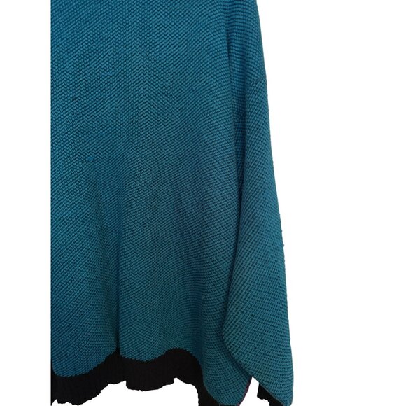 Organically‎ Grown Vtg Sweater Blue Geometric Unique Acrylic Men's Large | g2 - Picture 4 of 6